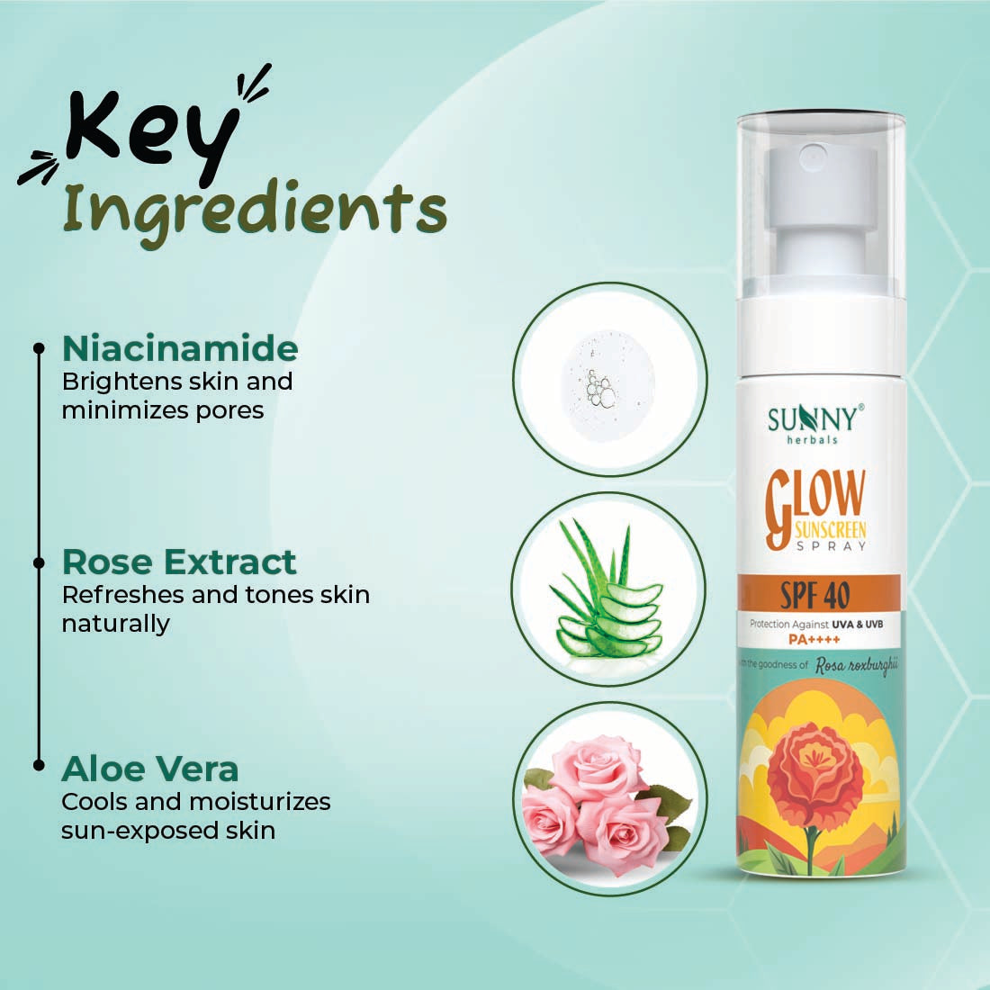Glow Sunscreen Spray SPF 40 | 100 ML