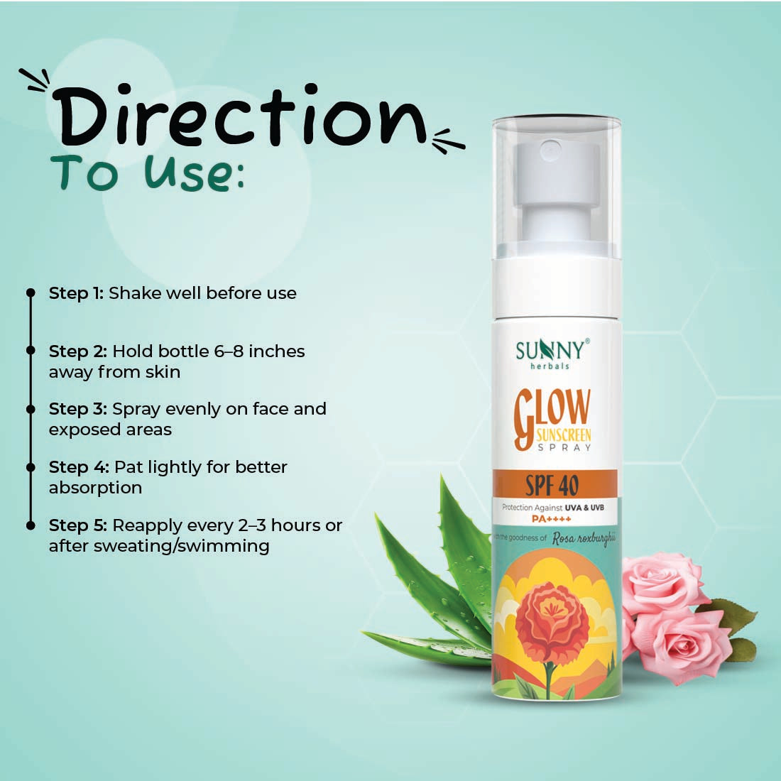 Glow Sunscreen Spray SPF 40 | 100 ML