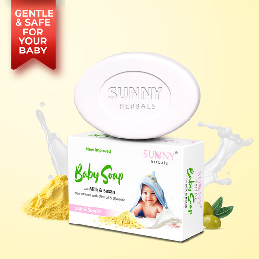 Baby Soap With Milk & Besan