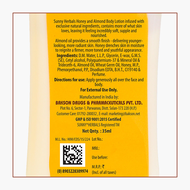 Honey & Almond Lotion