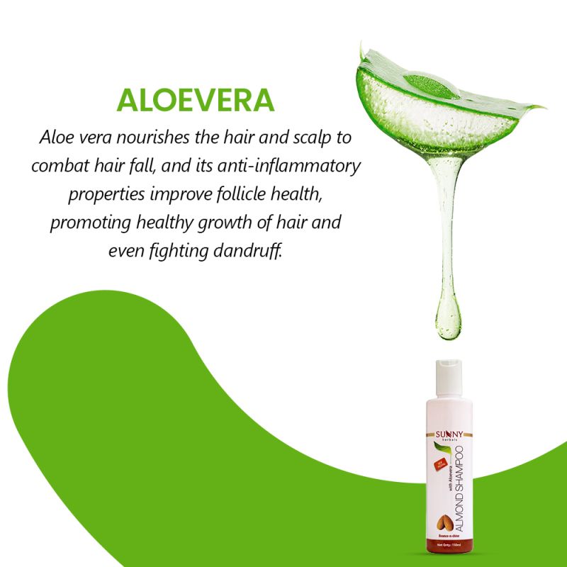Almond Shampoo (With Aloevera)