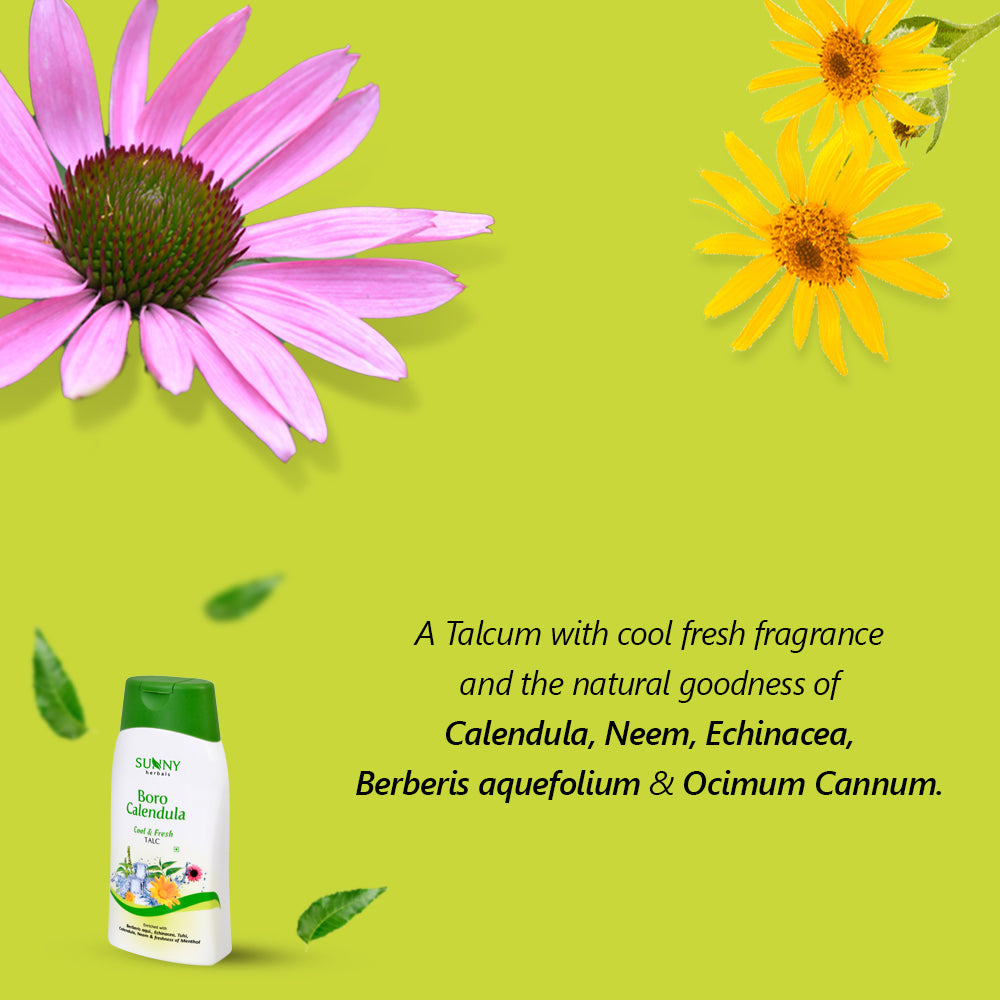 Boro Calendula Talcum Powder - 100 Gms