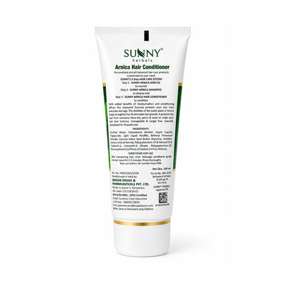 Sunny Herbals Arnica Hair Conditioner bottle on a white background
