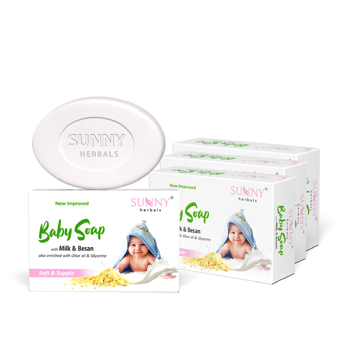 Baby Soap With Milk & Besan - 75g