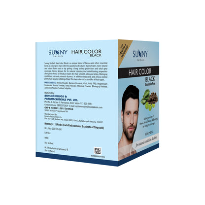 Hair Color Black - Men