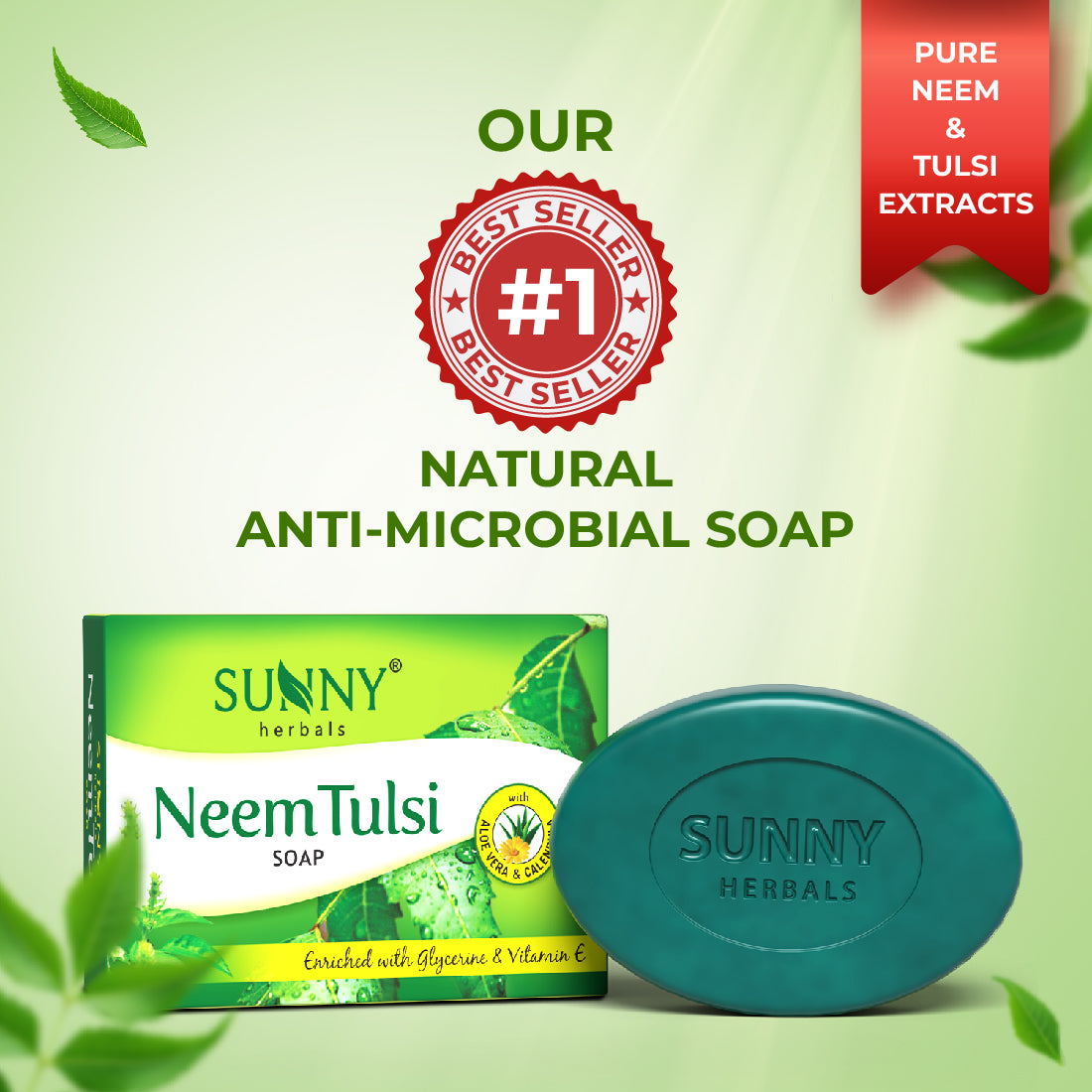 Neem Tulsi Soap-75gms