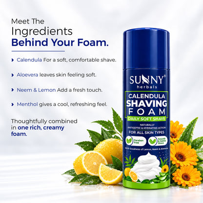 Calendula Shaving Foam - 200 ml