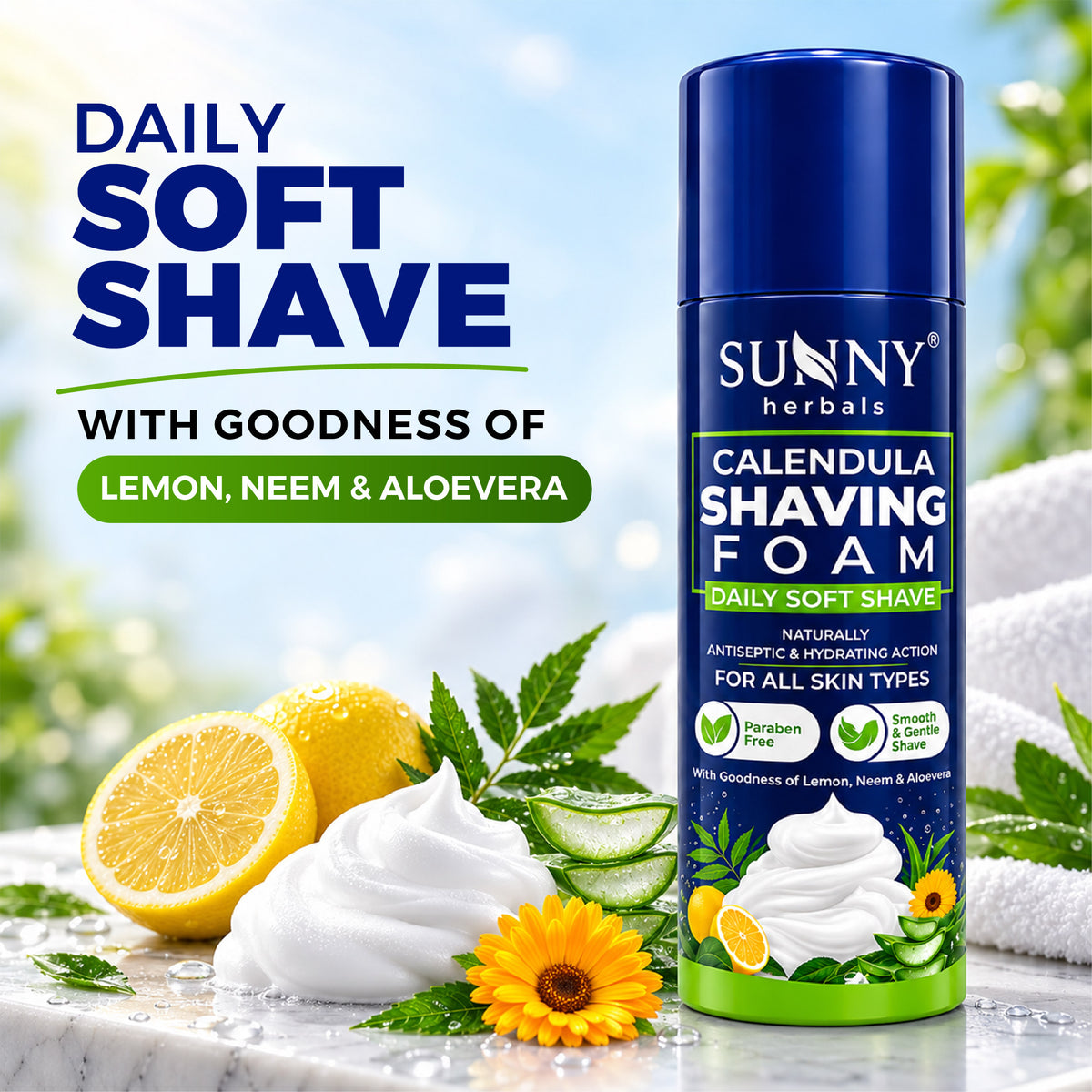 Calendula Shaving Foam - 200 ml
