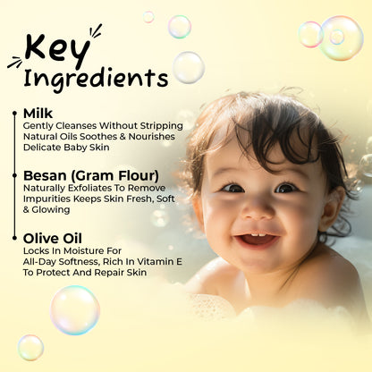 Baby Soap With Milk & Besan - 75g