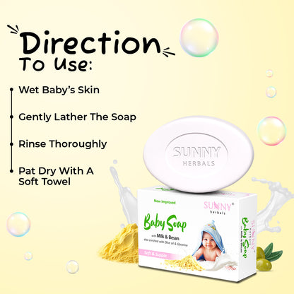 Baby Soap With Milk & Besan - 75g
