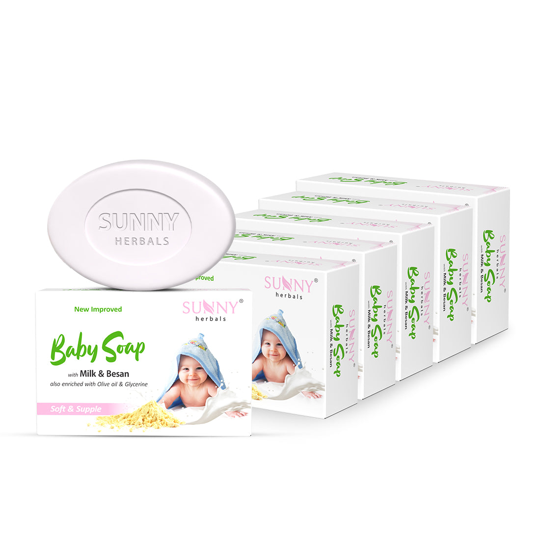 Baby Soap With Milk & Besan - 75g