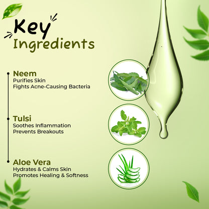 Face Wash Gel (With Neem And Tulsi)-110gms