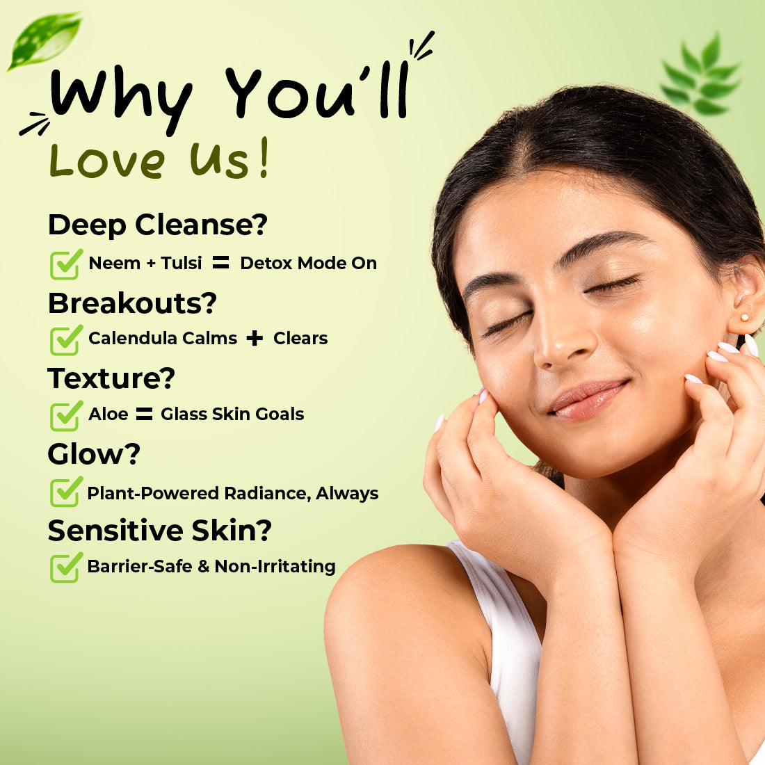 Face Wash Gel (With Neem And Tulsi)-110gms
