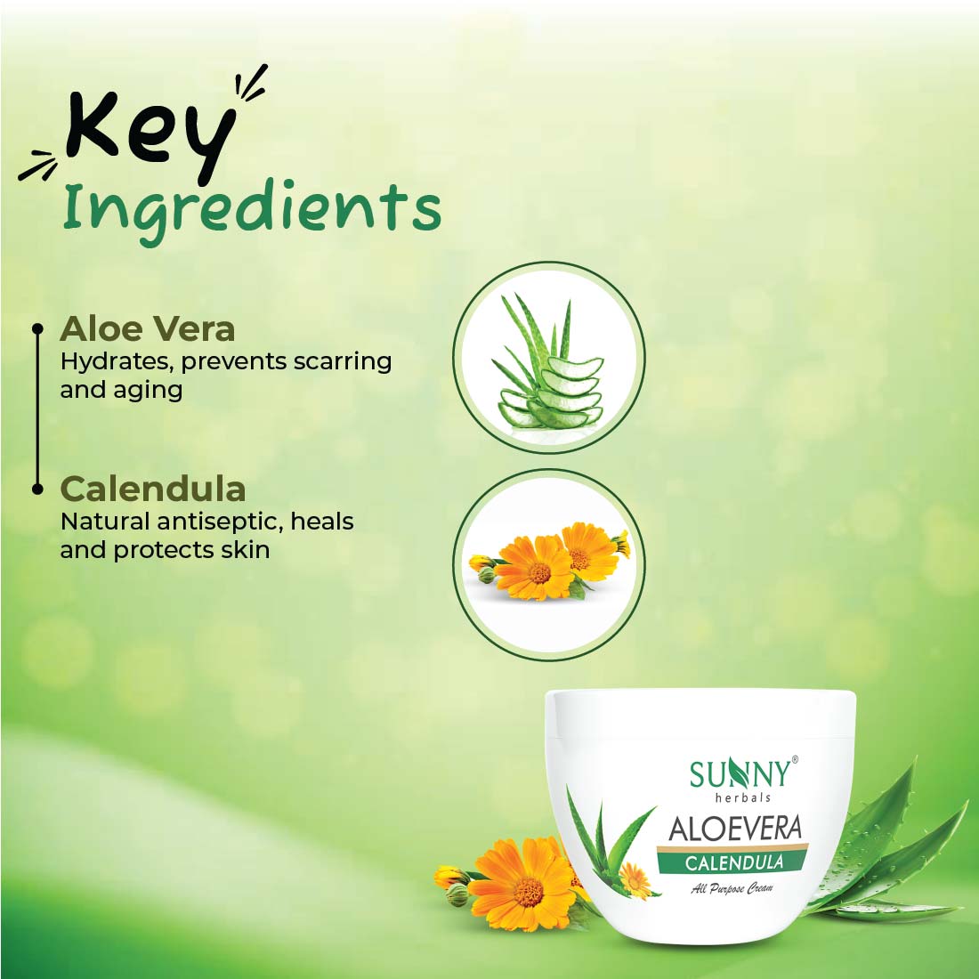 Aloevera Calendula Cream