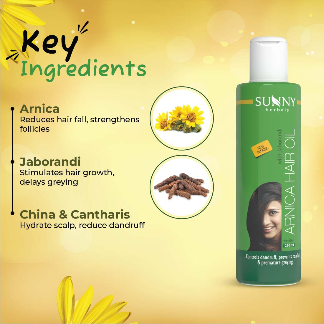 Arnica Hair Oil (With Jaborandi)