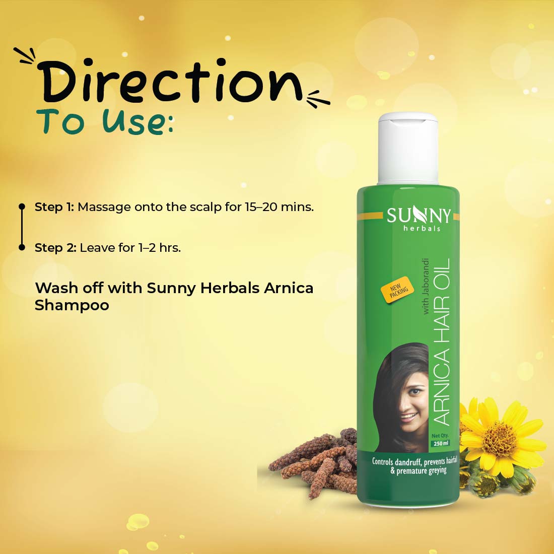 Arnica Hair Oil (With Jaborandi)