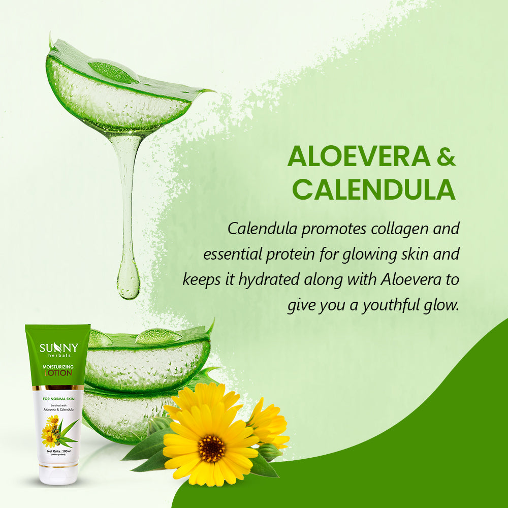 Moisturizing Lotion (With Aloevera & Calendula)-100 Ml