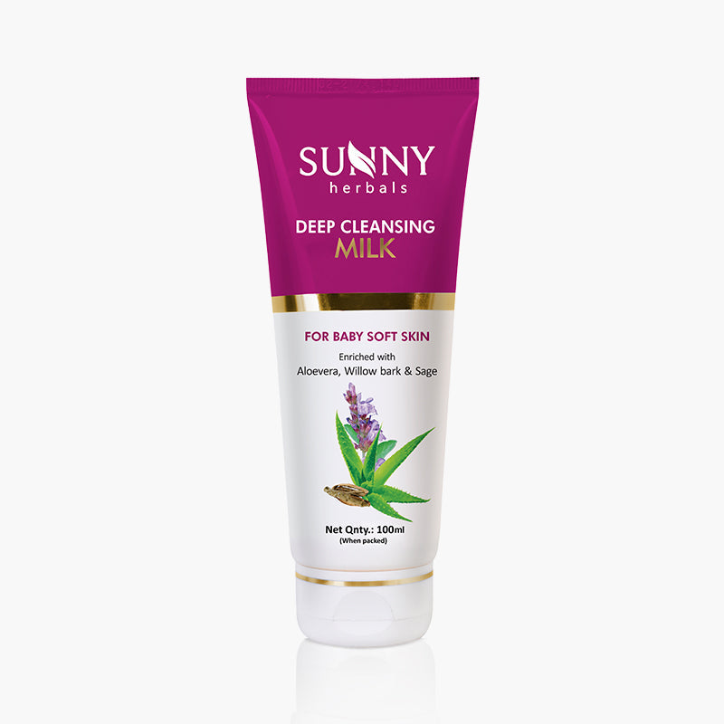 🎁 Deep Cleansing Milk (With Aloevera)-100 Ml (100% off)