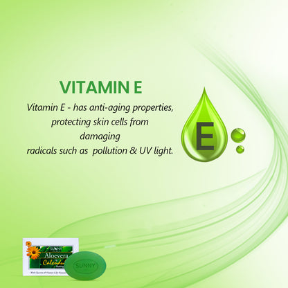 Aloevera+Calendula Bathing Bar - 75 Gms