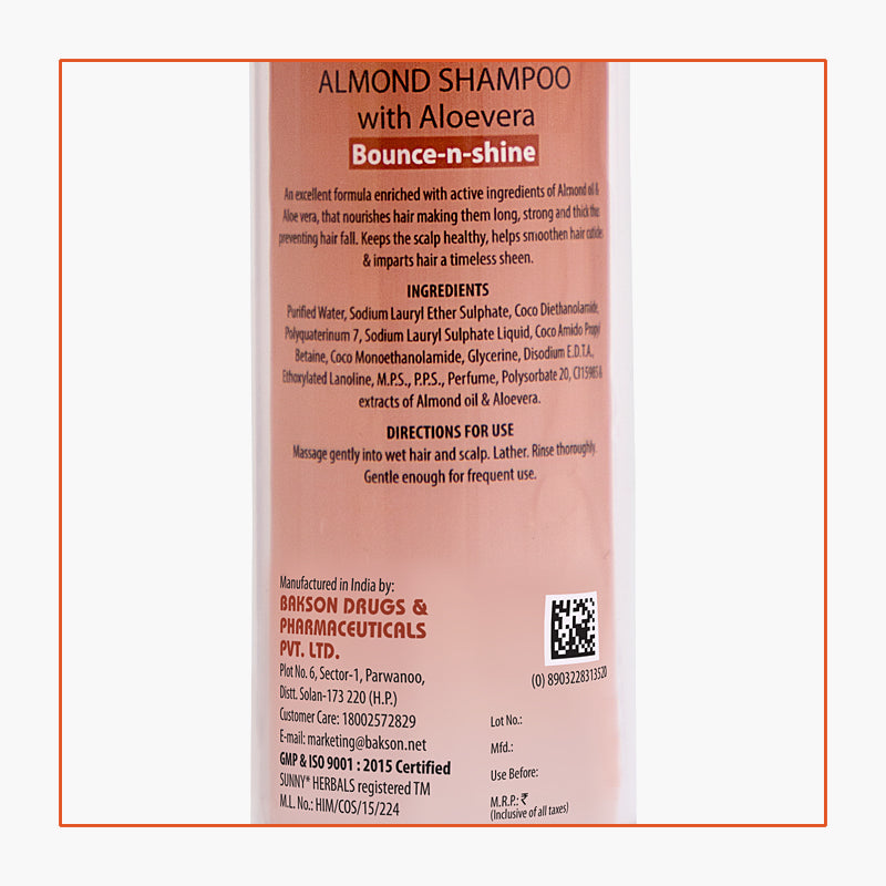Almond Shampoo (With Aloevera)