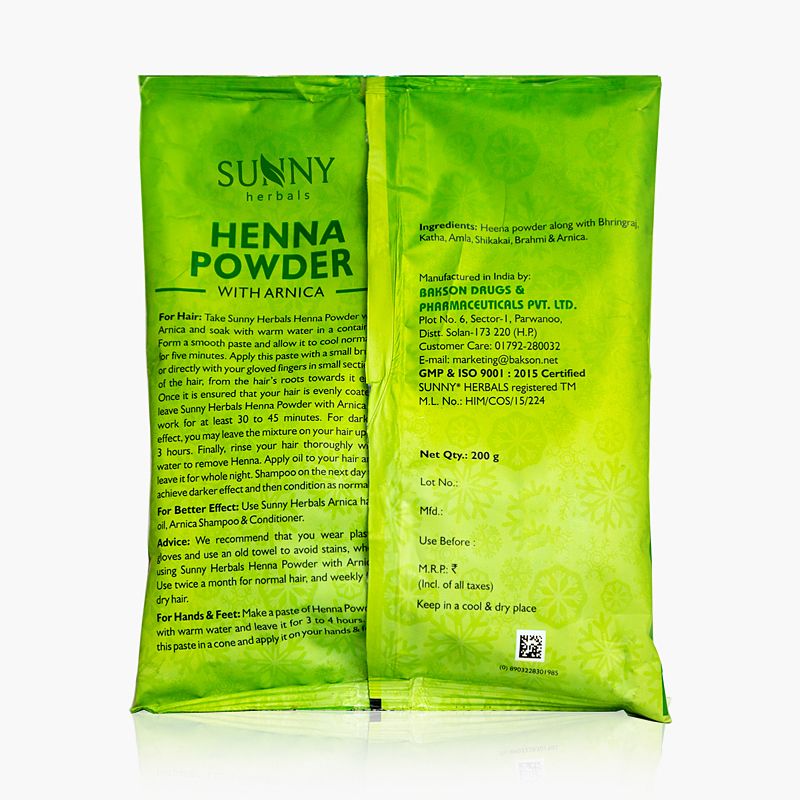 Henna Powder (With Arnica)