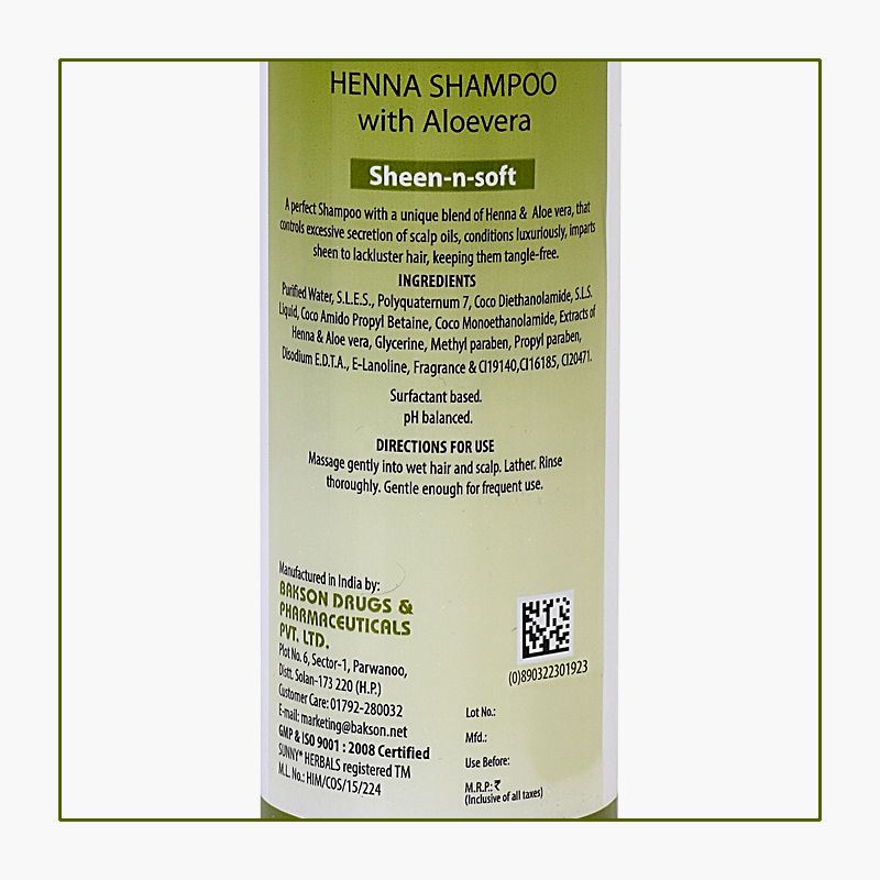 Henna Shampoo (With Aloevera)