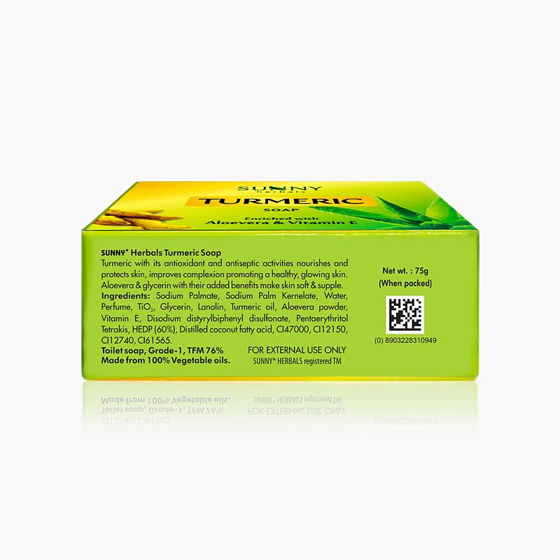 Akne Aid, Derm Aid, Neem Tulsi, Turmeric And Aloevera Calendula Bathing Soaps (5x75g)