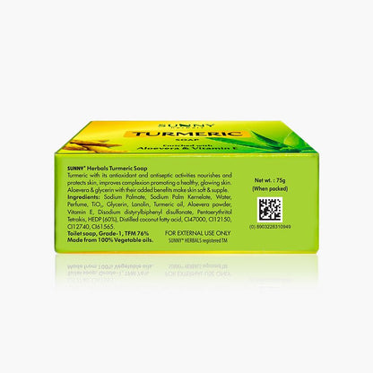 Akne Aid, Derm Aid, Neem Tulsi, Turmeric And Aloevera Calendula Bathing Soaps (5x75g)