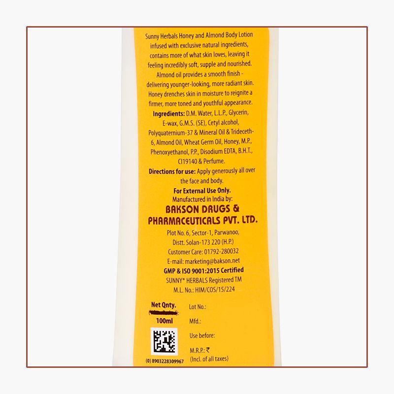 Honey & Almond Lotion