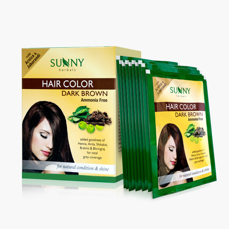 Sunny Herbals Hair Color with Henna, Amla, Shikakai and Bhringraj 20 Gm